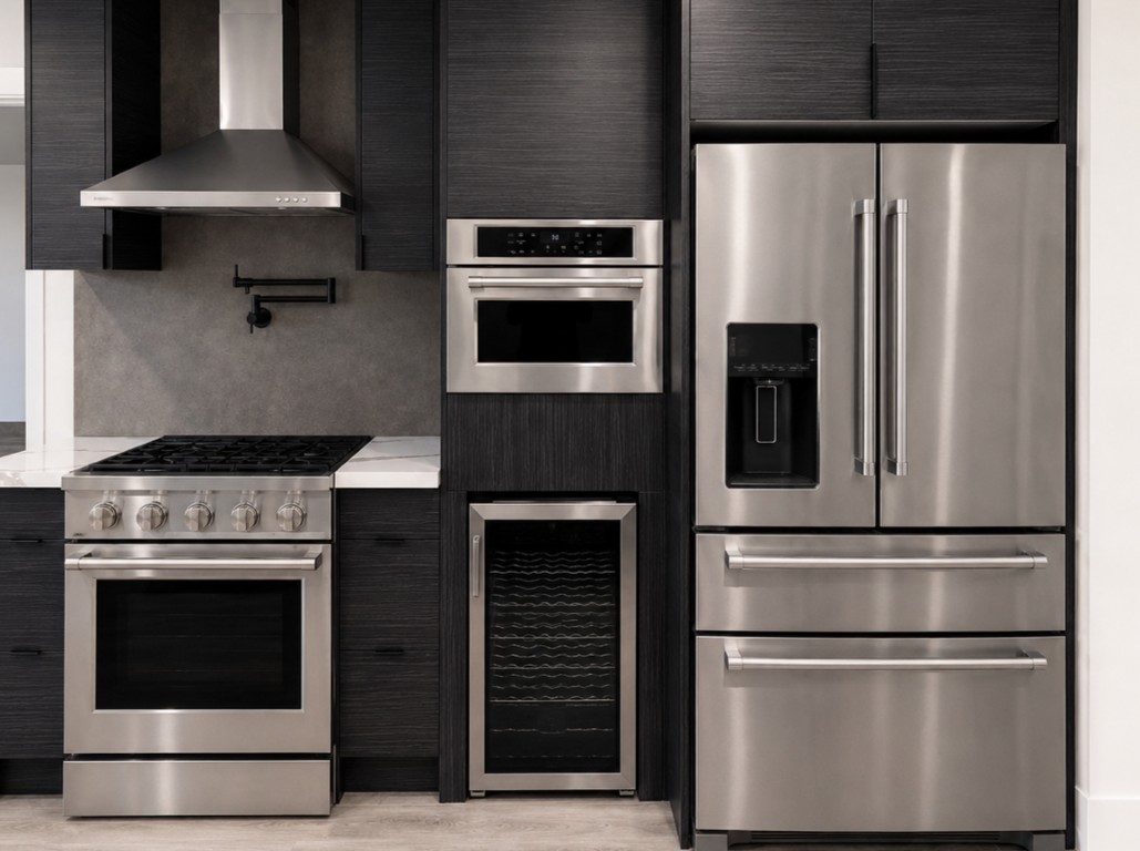 KitchenAid appliances and backsplash — 1921 Wheaton Avenue